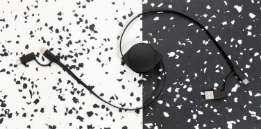 Logo trade liikelahjat mainoslahjat kuva: RCS 6-in-1 kaapeli kierrätetystä muovista ja TPE:stä